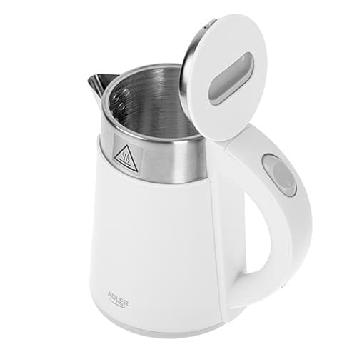AD 1372 hvid Metal elkedel 0,6L
