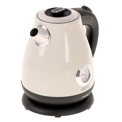 CR 1344 creme Metalkedel med termometer 1,7L