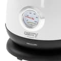 Miniatyrbild 3 av 11: CR 1344 vit Metall vattenkokare med termometer 1,7L