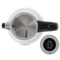 Miniatyrbild 4 av 11: CR 1344 vit Metall vattenkokare med termometer 1,7L