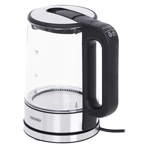 MS 1301 sort Glaskedel 1,7 L med temperaturkontrol