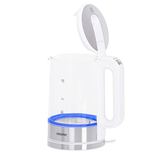 MS 1301 hvid Glaskedel 1,7 L med temperaturregulering