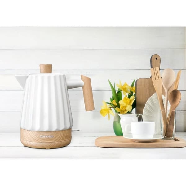 Koncept RK0090 Keramisk elkedel 1,5 l Hvid