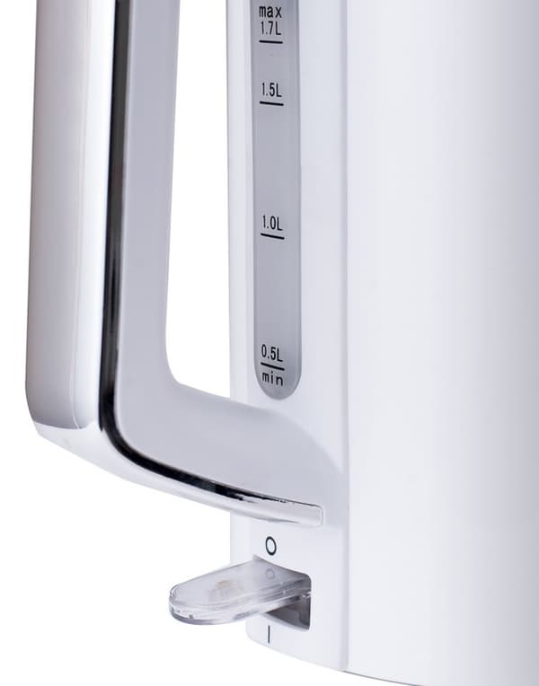 Concept RK3170 elkedel 1,7 L 2200 W Rustfrit stål, Hvid