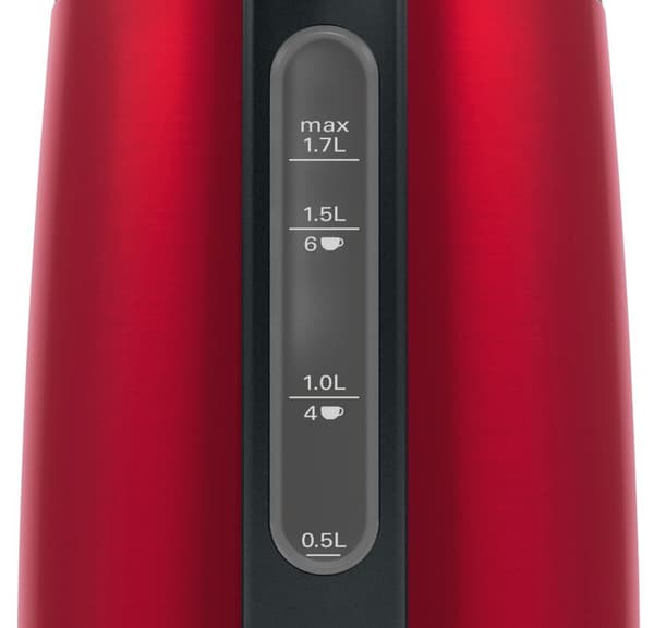 Bosch TWK3P424 elkedel 1,7 L 2400 W Grå, Rød