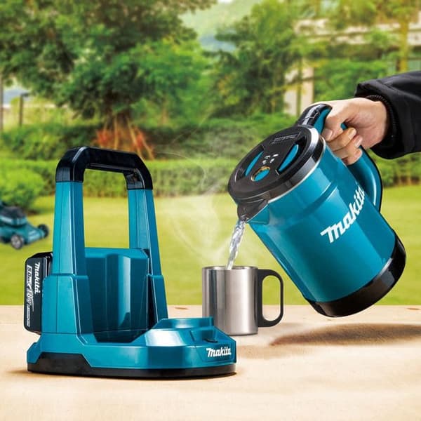 36V MAKITA vattenkokare - DKT360Z - Håll varm funktion - Rostfritt stål - Batteri