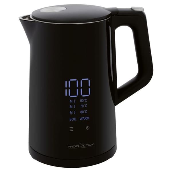 Elektrisk vattenkokare med pekskärm 1,7L Proficook PC-WKS1243