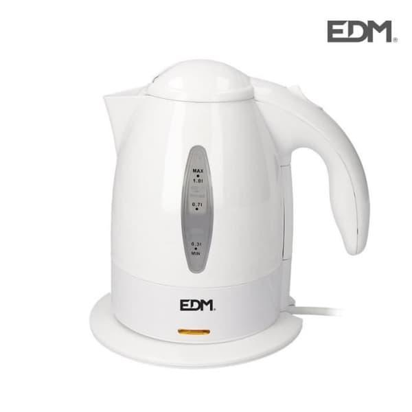 Elektrisk vattenkokare - edm - 2200W - 1 liter - Utan BPA - Automatisk avstängning