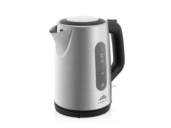 Eta Amelie 9599 90000, 1,7 L, 2200 W, Sort, Rustfrit stål, Rustfrit stål, Vandmåler, Overophedningsbeskyttelse