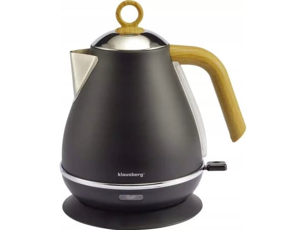 Klausberg ELEKTRISK KANEL AV RUSTFRITT STÅL 1,7L SORT KLAUSBERG KB-7706