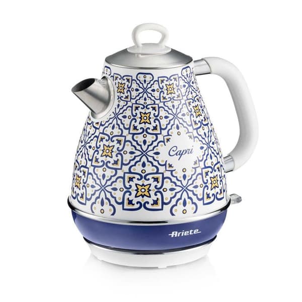 Vattenkokare - ARIETE - Capri - 1,7L - Retrodesign - Rostfritt stål - 2200W