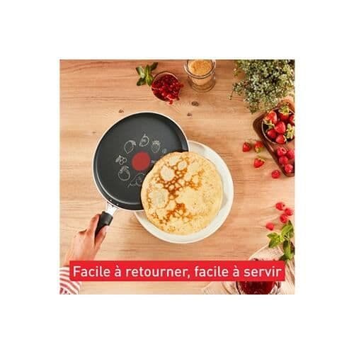 Crepstek - TEFAL - Chandeleur - 25 cm - Non-stick beläggning - Fransk tillverkning