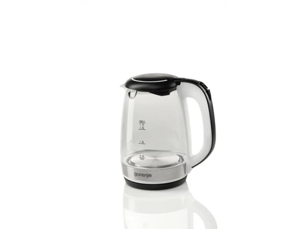 Vannkoker 1,7l 2200W glass med bakgrunnsbelysning Gorenje K17GXG