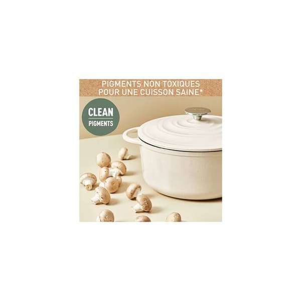 Cocotte Tefal LOV Cocotte oval 34 cm Beige E2590604