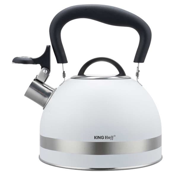 KEDEL 1,8L MED FLØJTE KINGHOFF KH-1852 HVID