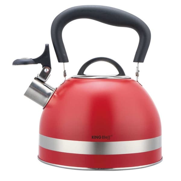 KEDEL 1,8L MED FLØJTE KINGHOFF KH-1853 RØD