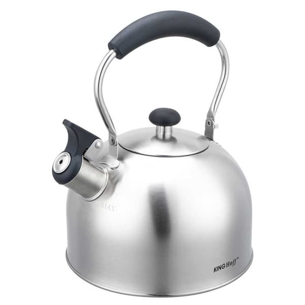 KEDEL 2,5L MED FLØJTE KINGHOFF KH-1859 SØLV