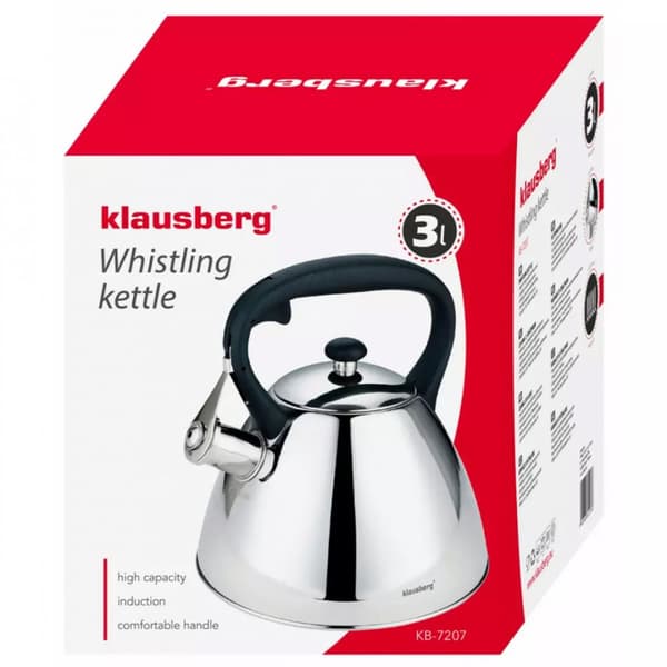 KLAUSBERG FLØLKEKEDEL 3L KB-7207