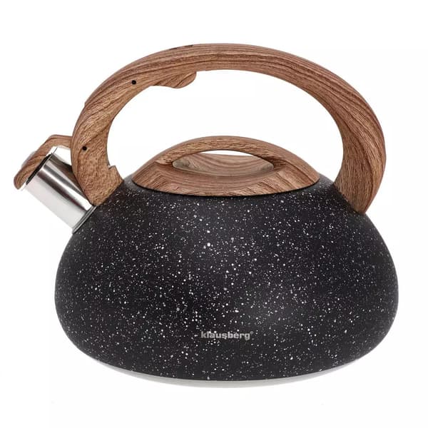 KEDEL MED FLØJTE 2,7L KLAUSBERG KB-7282 GRANITRÆ