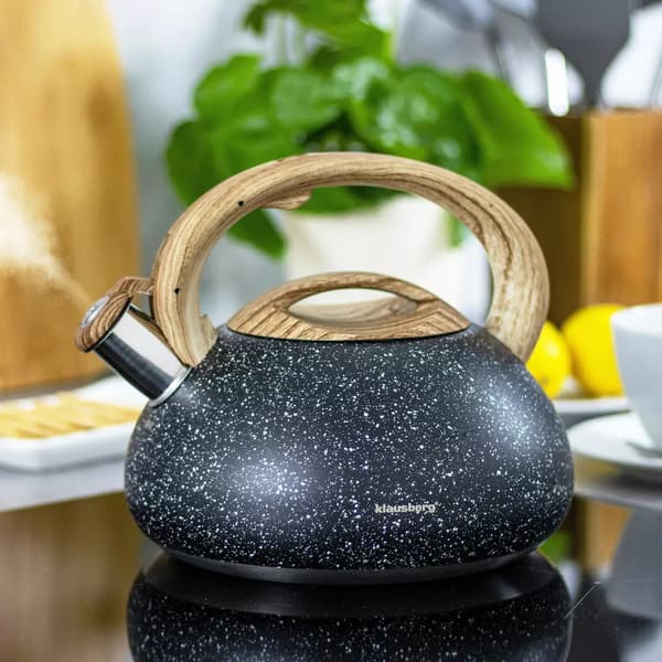 KEDEL MED FLØJTE 2,7L KLAUSBERG KB-7282 GRANITRÆ