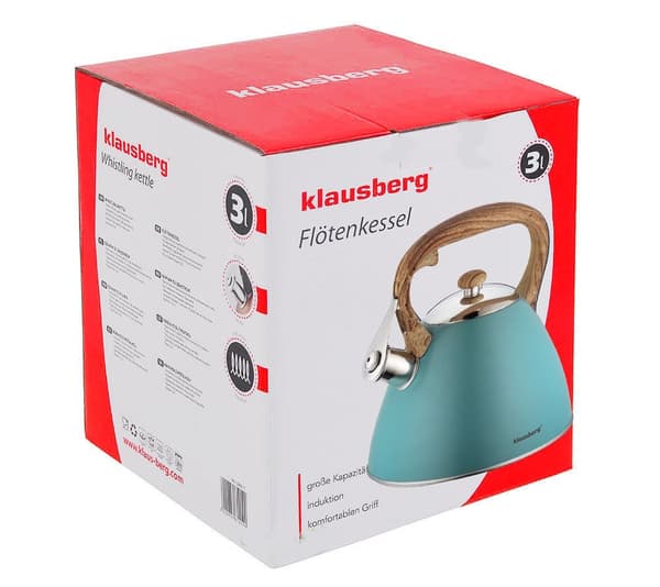 KLAUSBERG FLØLKEKEDEL 3L KB-7263