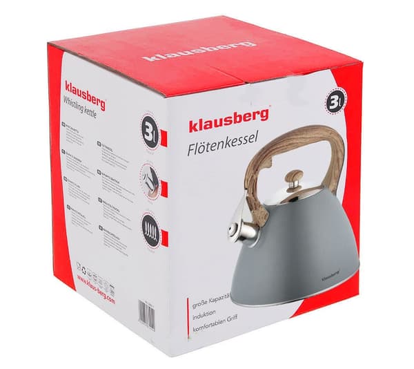 KLAUSBERG FLØLKEKEDEL 3L KB-7297