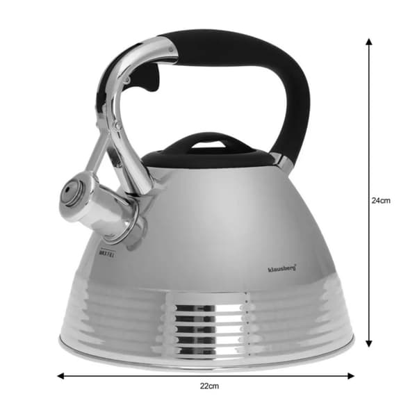 KLAUSBERG FLØLKEKEDEL 3L KB-7397