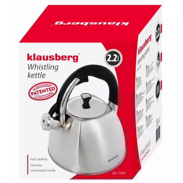 KLAUSBERG FLØLKEKEDEL 2,2L KB-7409