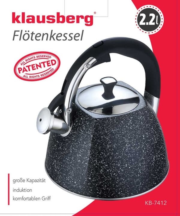KLAUSBERG FLØLKEKEDEL 2,2L KB-7412