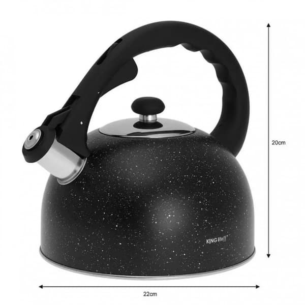 KEDEL MED FLØJTE 2,6L KINGHOFF KH-1406 MARMOR