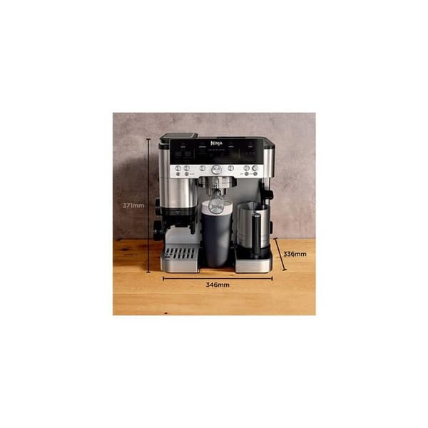 Kaffemaskin - NINJA - ES601EU Luxe Premier - 1650 W - 2 Liter - Rostfritt stål