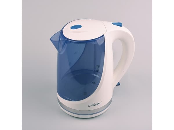 Feel-Maestro MR044 blue, 1,7 l, 2200 W, Blå, Hvit, Plast, Justerbar termostat, Vannivåindikator