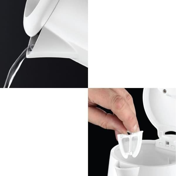 Russell Hobbs 23840-70 0,85L Resevattenkokare 1000W, 2 koppar och skedar ingår