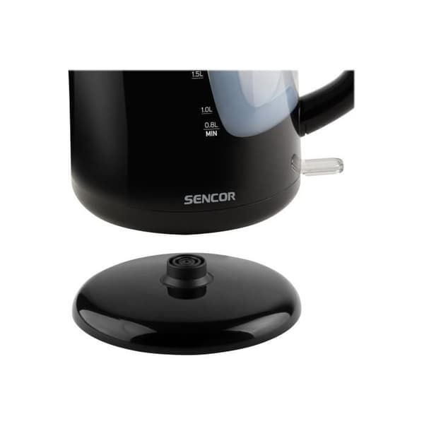 SENCOR SWK 2511BK Vattenkokare - 2,5L, 2200W, avkalkningssystem, svart
