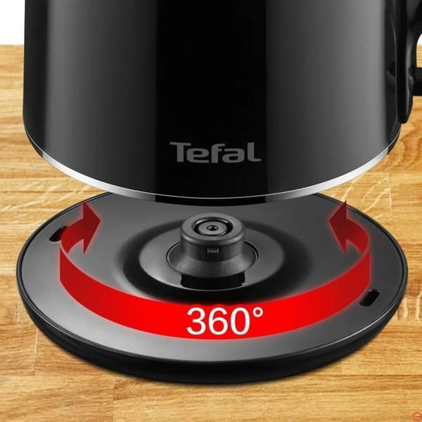 Kettle - TEFAL - KO1908E0 - 1,9L - 1650W - Rostfritt stål - Svart