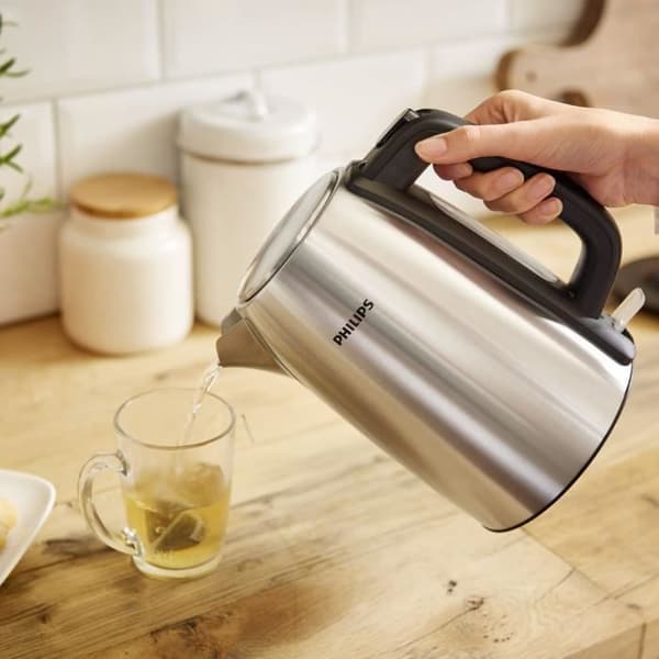 PHILIPS Viva HD9351/90 vattenkokare - 2200W - 1,7L - Rostfritt stål - Snabbkokning