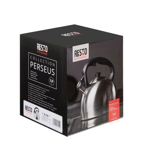 Pipkokare - Ej angivet - 3,0L - Rostfritt stål - Ergonomiskt handtag - Induktion