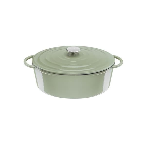 Cocotte Tefal TEFAL LOV Cocotte oval 34 cm Grön E2580604
