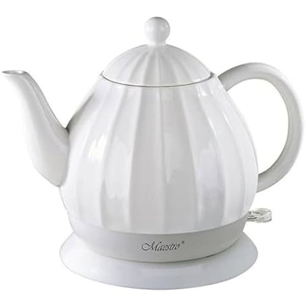 Maestro Vattenkokare 1,2L 1200W Vit Keramisk Vattenkokare