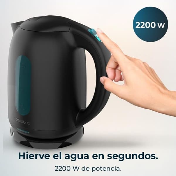 Cecotec Thermosense 180 svart vattenkokare
