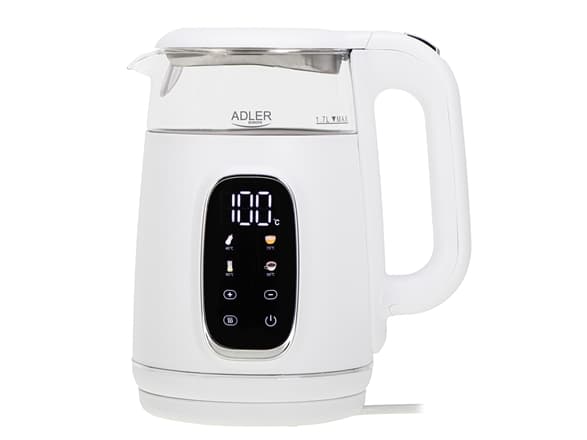 Virdulys Elektr.vird.su temp.reg 1.7 L Adler AD-1305 baltas-sid.