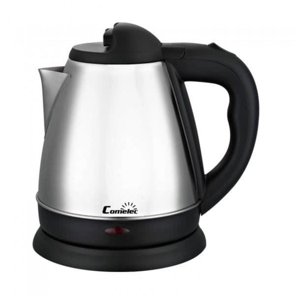 Vattenkokare - COMELEC - WK7316 - 1,2 L - 1600W - Svart och rostfritt stål - Anti-kalksystem