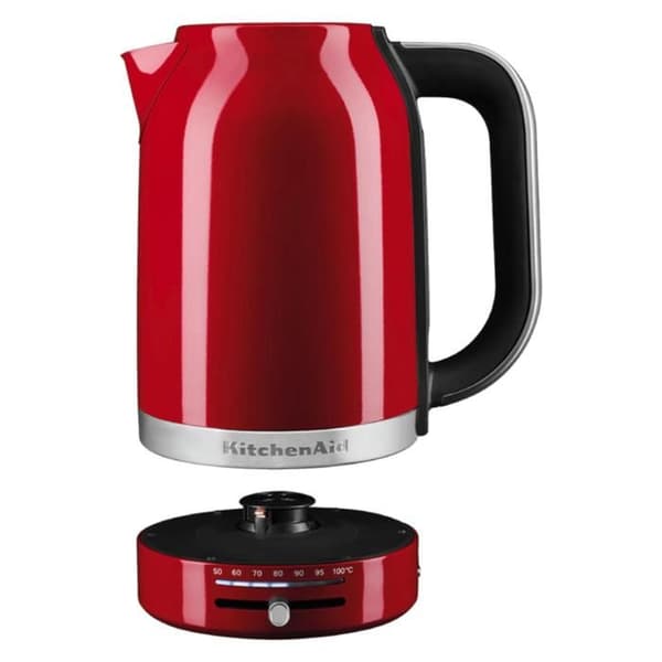 Vattenkokare - KITCHENAID - 5KEK1701EER - Kapacitet 1,7L - Variabel temperaturkontroll - Röd