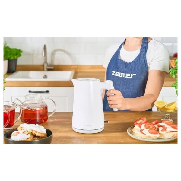 Vedenkeitin Zelmer ZCK 7020 Valkoinen Muovinen 2200 W 1 L