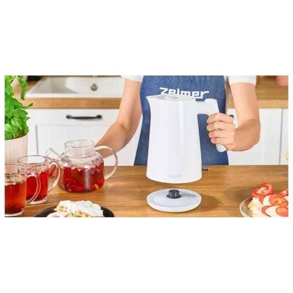 Vedenkeitin Zelmer ZCK 7020 Valkoinen Muovinen 2200 W 1 L