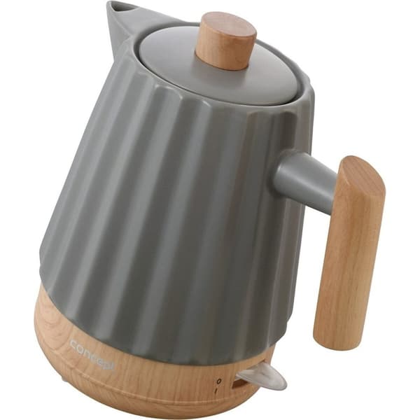Vattenkokare Concept RK0092 Mörkgrå Keramisk 1500 W 1,5 L