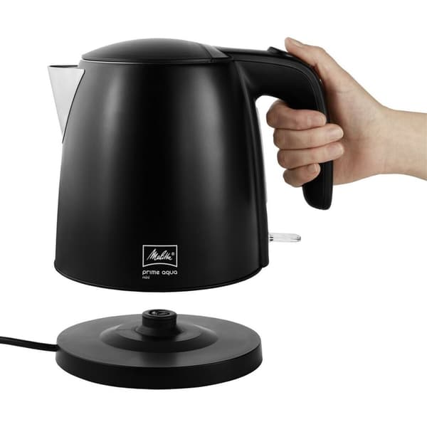 Vattenkokare Melitta PRIME AQUA MINI BLACK EDITION 1 Svart Rostfritt stål plástico,acero inoxidable 2200 W 1,7 L