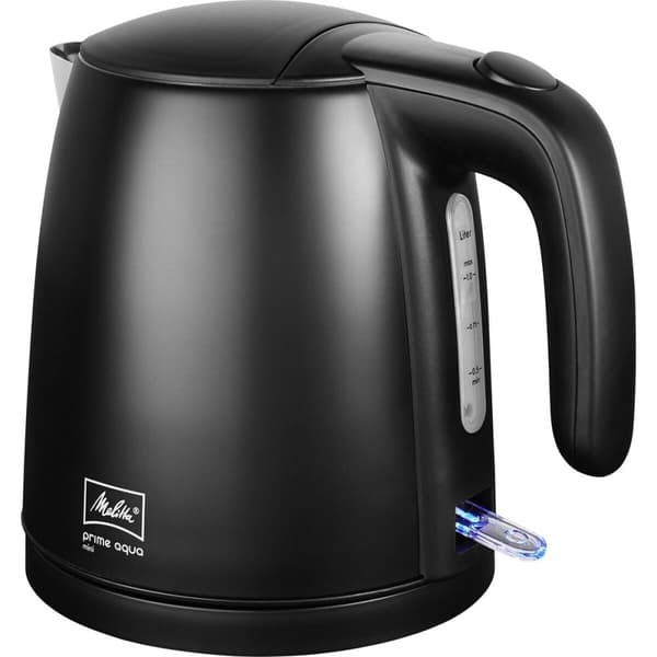 Vattenkokare Melitta PRIME AQUA MINI BLACK EDITION 1 Svart Rostfritt stål plástico,acero inoxidable 2200 W 1,7 L
