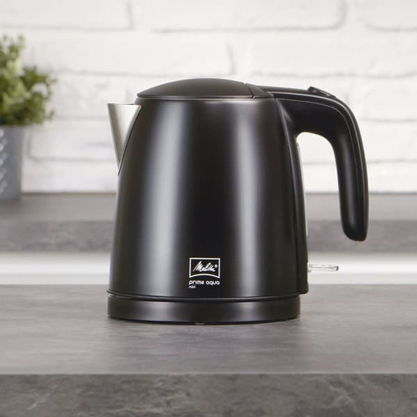 Vattenkokare Melitta PRIME AQUA MINI BLACK EDITION 1 Svart Rostfritt stål plástico,acero inoxidable 2200 W 1,7 L