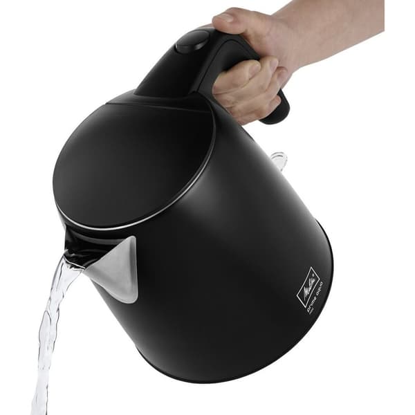 Vattenkokare Melitta PRIME AQUA MINI BLACK EDITION 1 Svart Rostfritt stål plástico,acero inoxidable 2200 W 1,7 L
